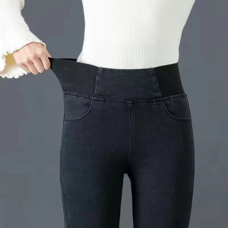 Jeans Oversize 26-38 Slim Denim Pants Women's High Waist Skinny Jean