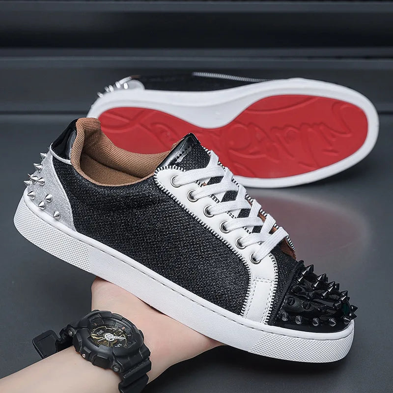 High Quality Mens Sneakers Non-slip Men Casual Shoes Fashion Outdoor Walking Shoe Designer Shoes Lace-up Mens Shoes