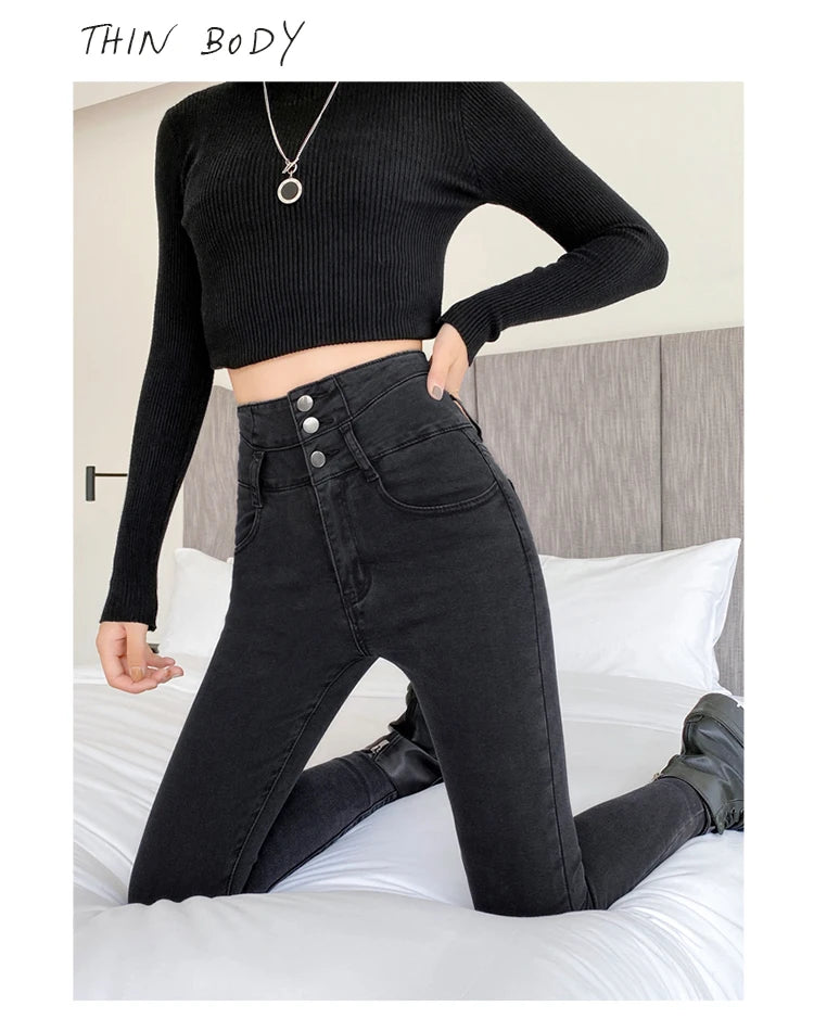 Jeans Women Feet Pants