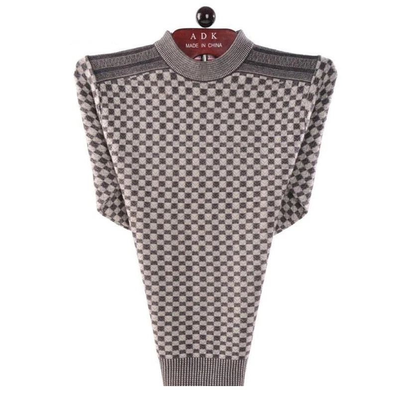 Warm Pullover Men Slim Fit Classic Sweaters