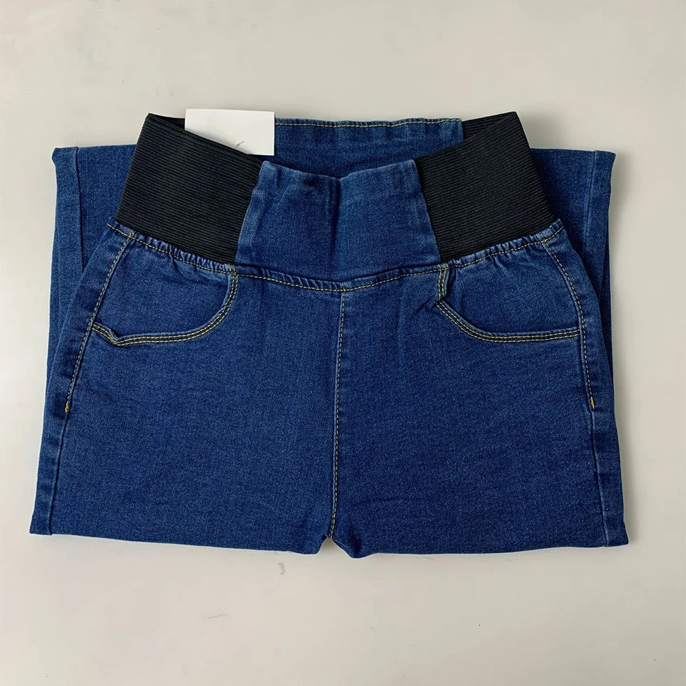 Jeans Oversize 26-38 Slim Denim Pants Women's High Waist Skinny Jean