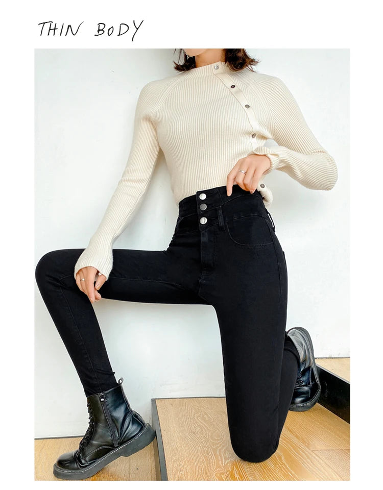 Jeans Women Feet Pants