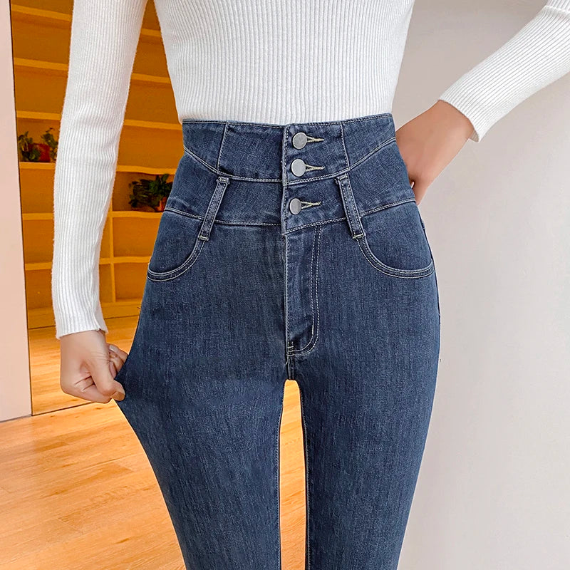 Jeans Women Feet Pants