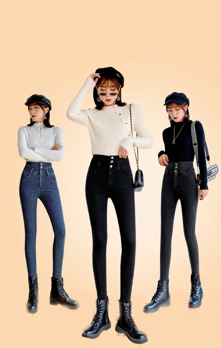 Jeans Women Feet Pants