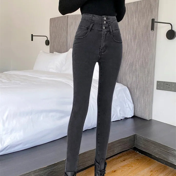 Jeans Women Feet Pants