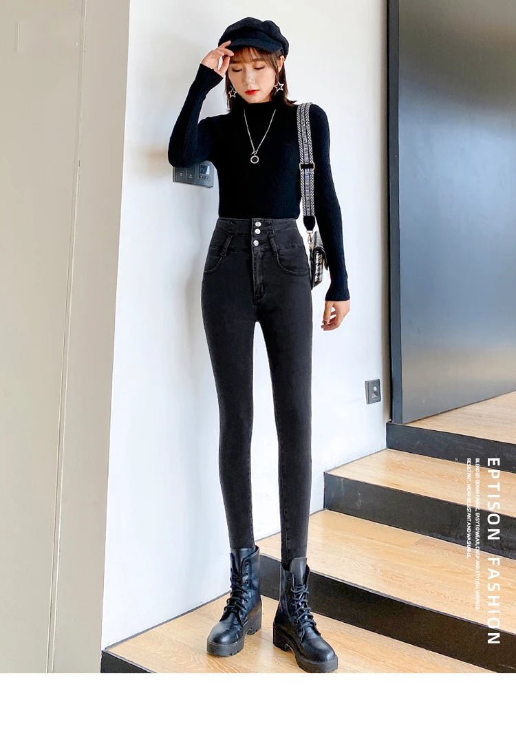 Jeans Women Feet Pants