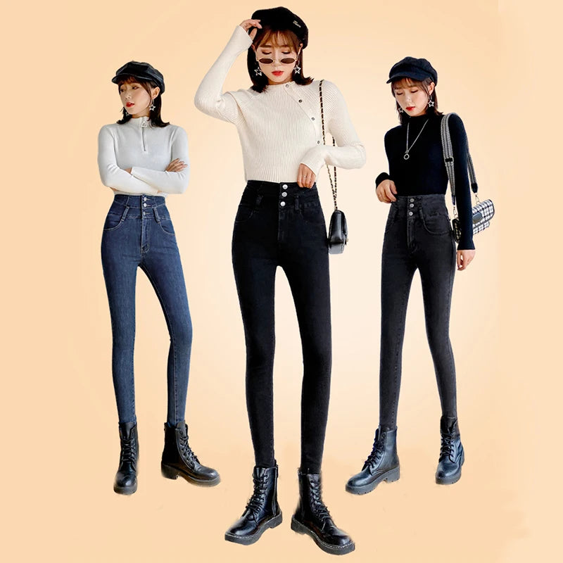 Jeans Women Feet Pants