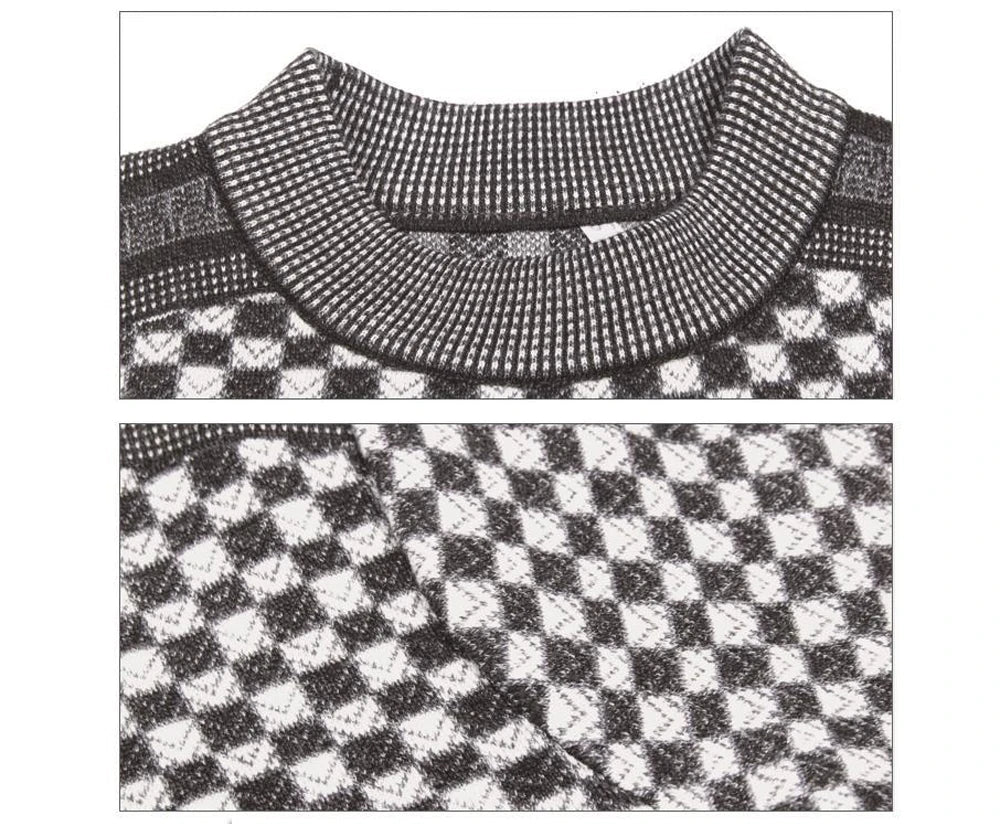 Warm Pullover Men Slim Fit Classic Sweaters