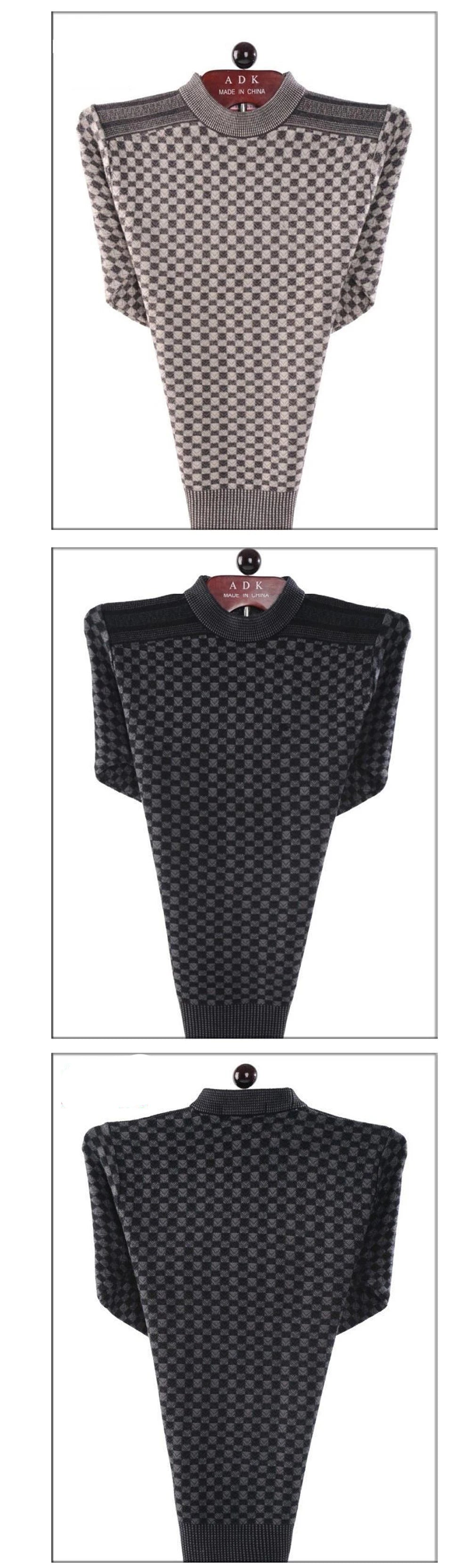 Warm Pullover Men Slim Fit Classic Sweaters