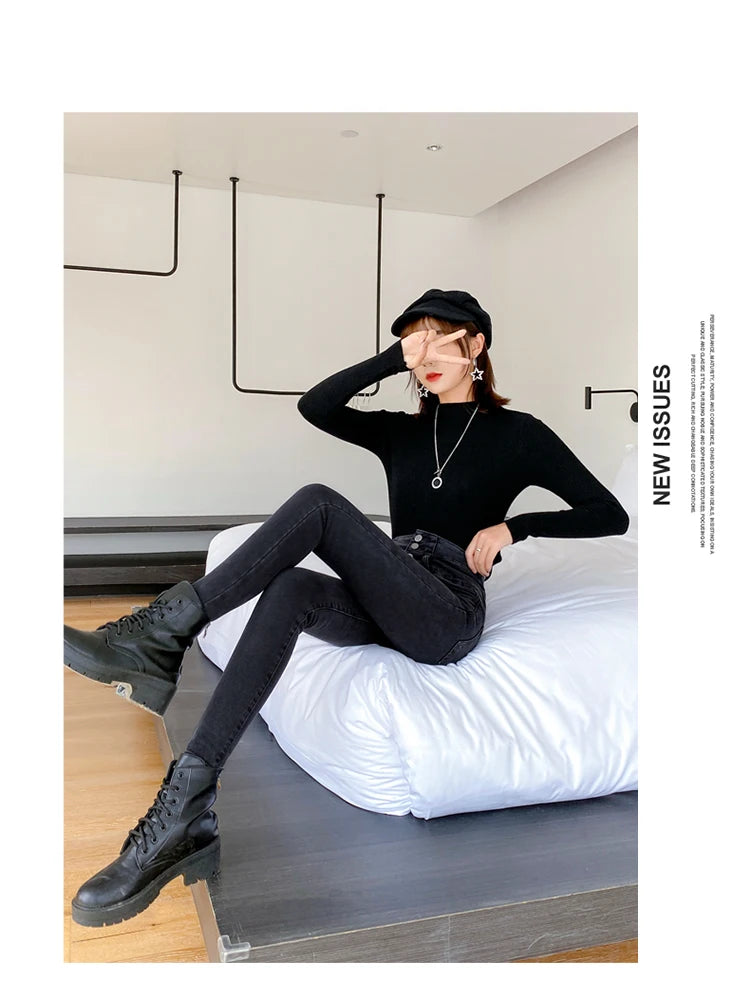 Jeans Women Feet Pants