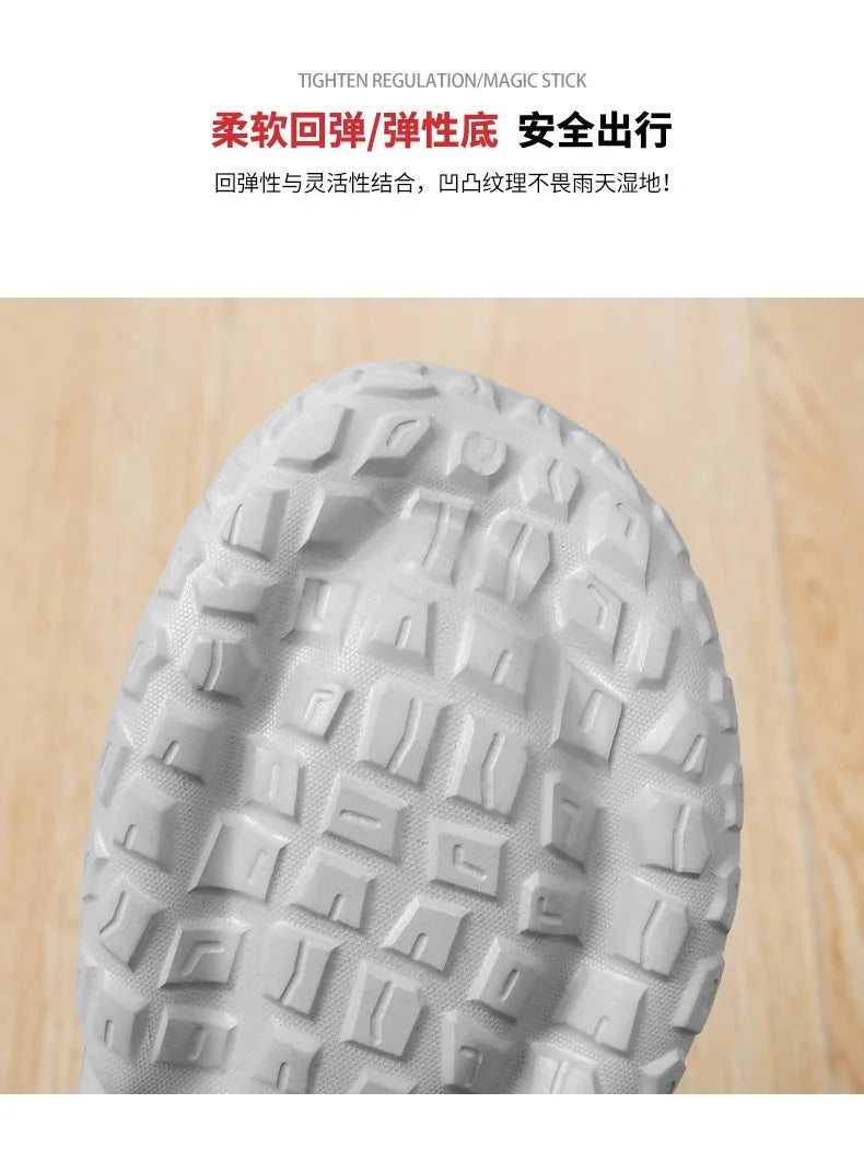 New Men's Summer Slippers Fashion Breathable Hollow Holes Shoes Non-slip Beach Sandals Fashion EVA Platform Garden Shoes