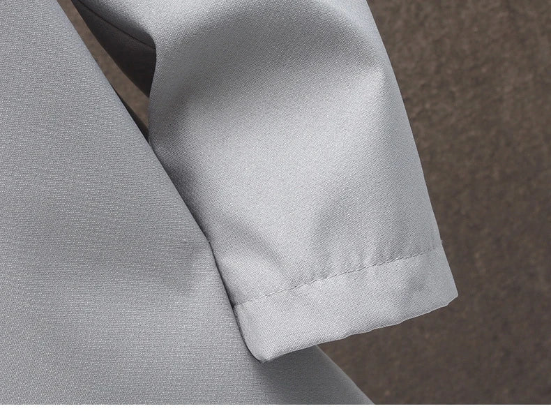 Outdoor Casual Jacket For Men Solid Color Long Windproof Hooded Coat High Quality Design Hot Casual Jacket For Men