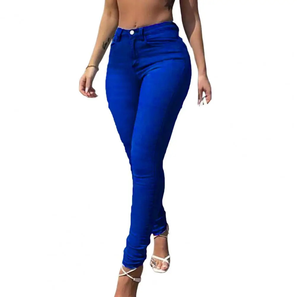 Women Denim Pants Skinny Jeans For Woman 90s High Waist