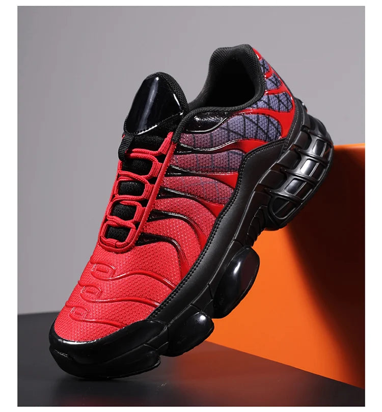 Men's Breathable Fashion Casual Shoes Male Outdoor Sports Sneakers with Air Cushion Soft Sole Running Shoes