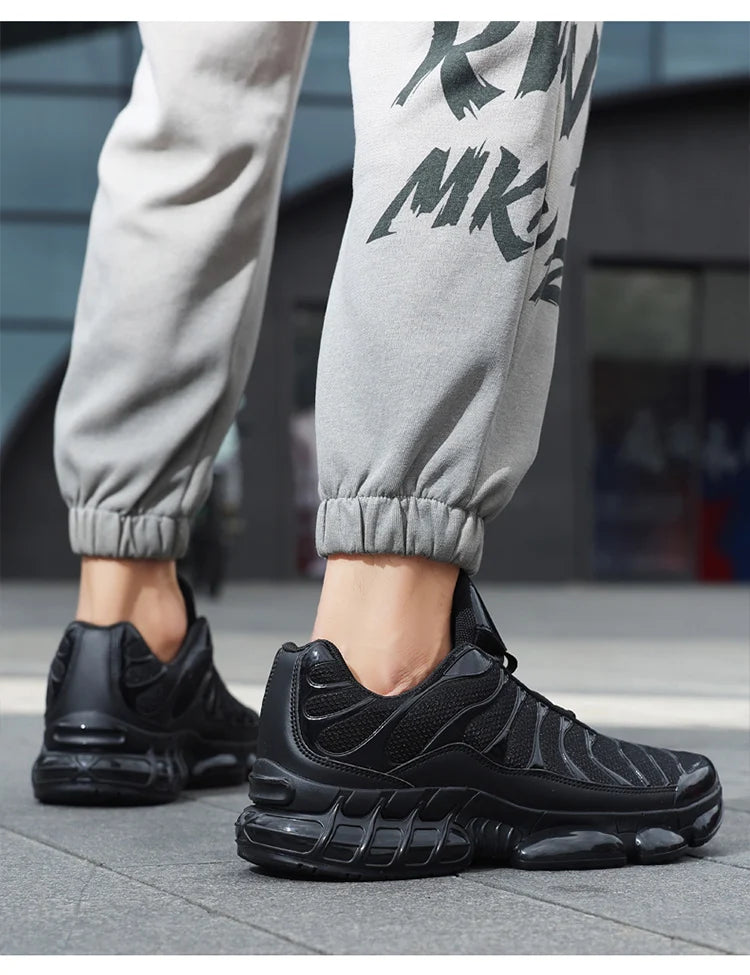 Men's Breathable Fashion Casual Shoes Male Outdoor Sports Sneakers with Air Cushion Soft Sole Running Shoes