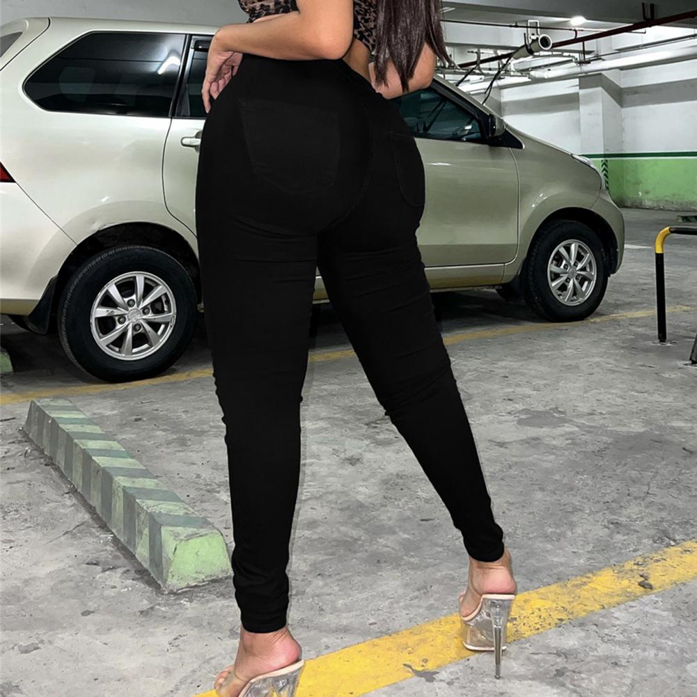 Women Denim Pants Skinny Jeans For Woman 90s High Waist