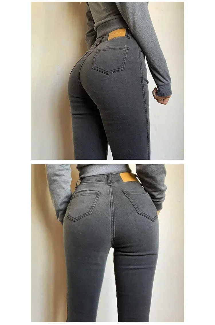 Women's Stretch Jeans Slim Fashion  Pencil Pants