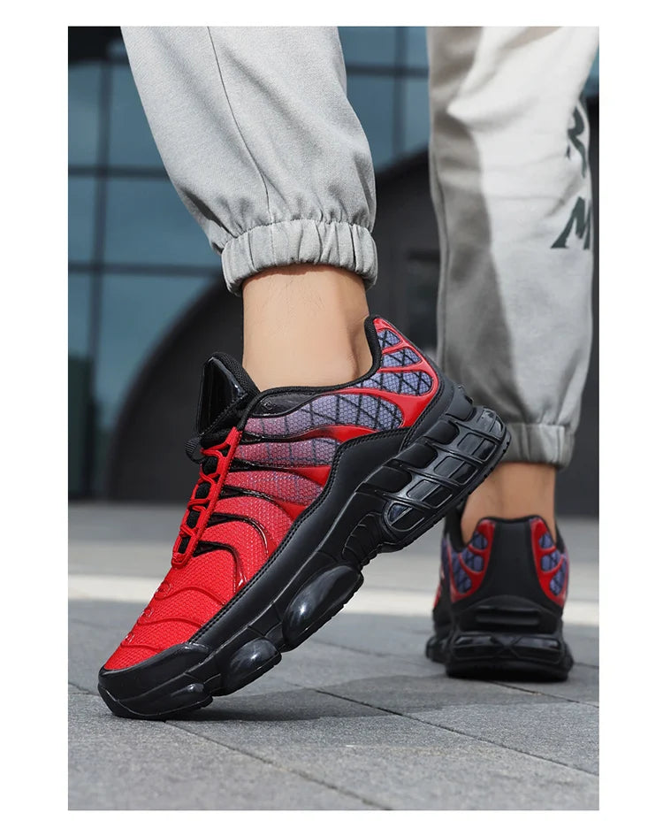 Men's Breathable Fashion Casual Shoes Male Outdoor Sports Sneakers with Air Cushion Soft Sole Running Shoes