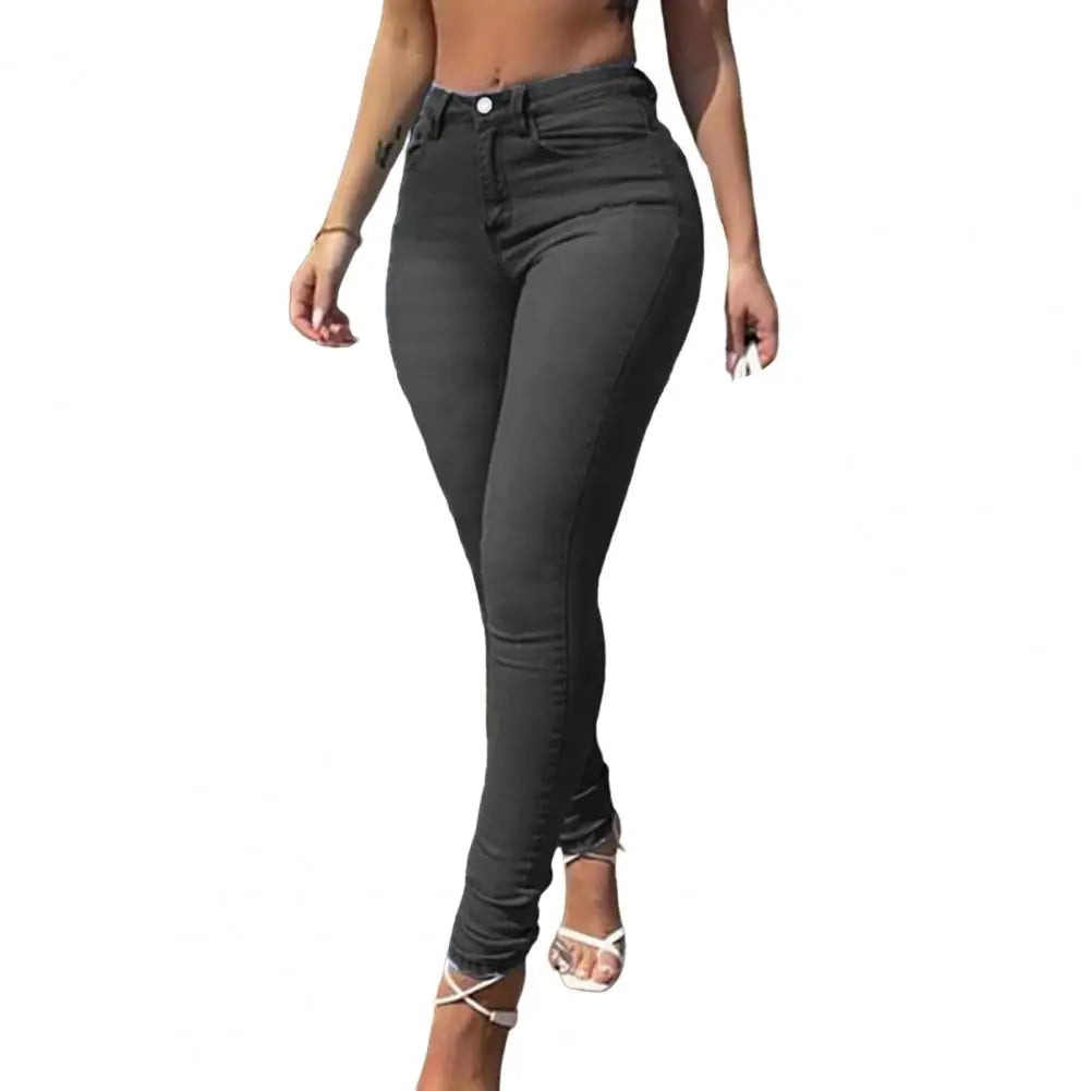 Women Denim Pants Skinny Jeans For Woman 90s High Waist