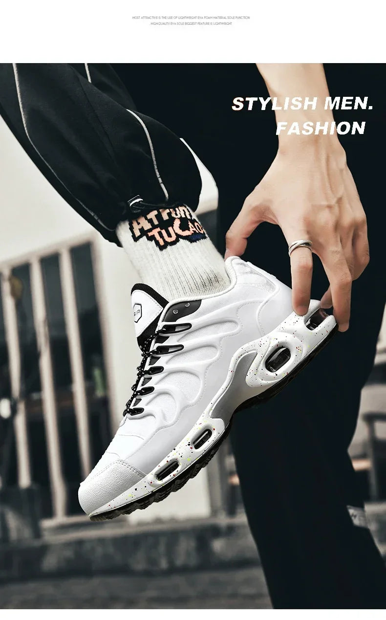 New Men's Air Cushion Shoes Designer Footwear Luxury Shoes Male Fitness Jogging Sneakers