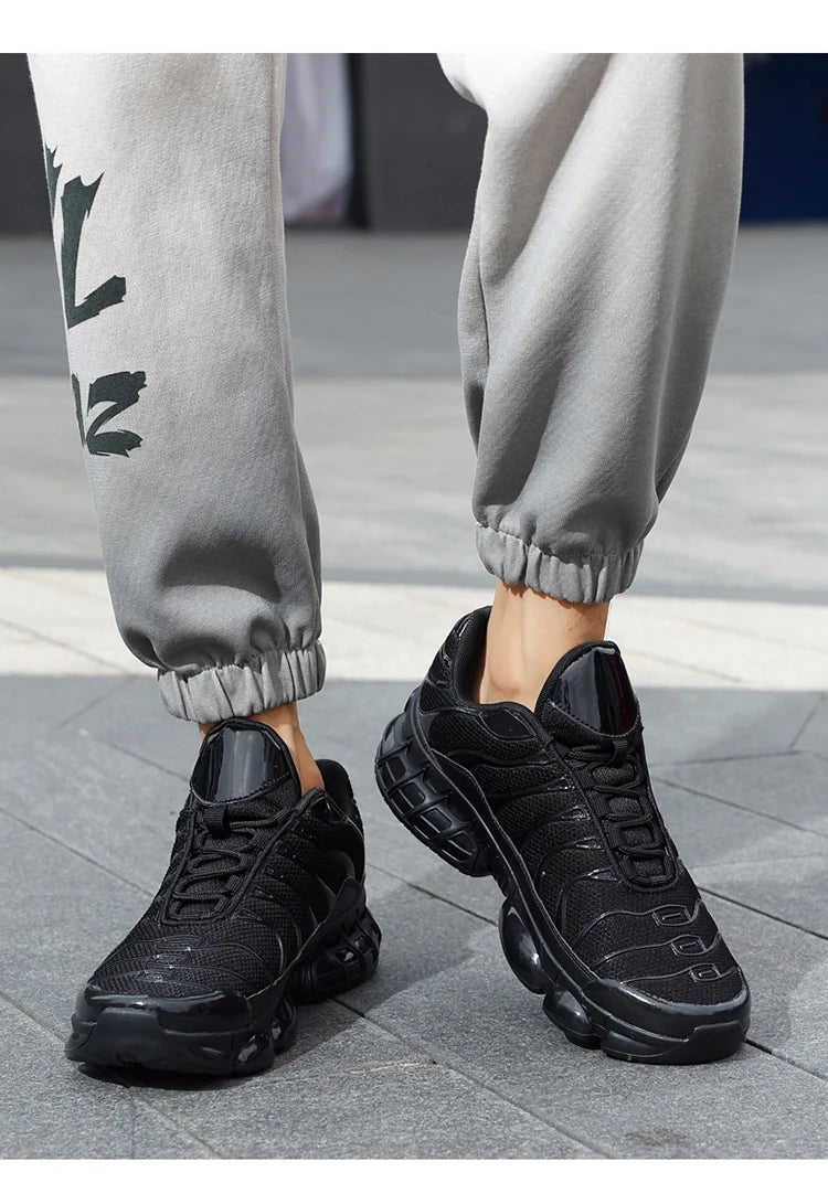 Men's Breathable Fashion Casual Shoes Male Outdoor Sports Sneakers with Air Cushion Soft Sole Running Shoes