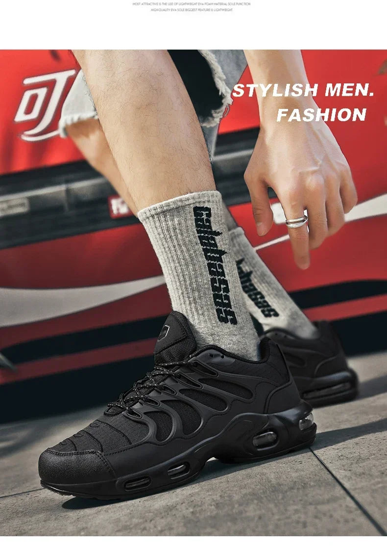 New Men's Air Cushion Shoes Designer Footwear Luxury Shoes Male Fitness Jogging Sneakers