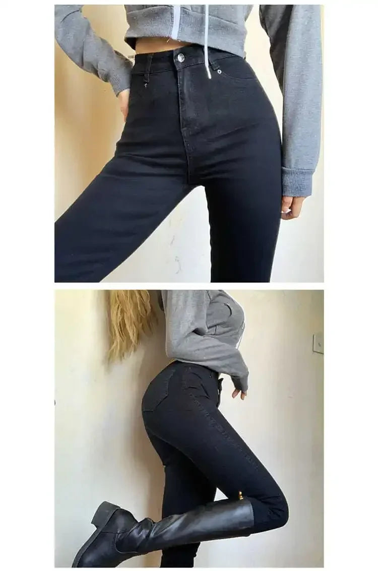 Women's Stretch Jeans Slim Fashion  Pencil Pants