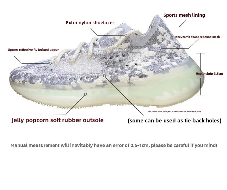 New Arrival Coconut Shoes Breathable Mesh Upgraded Version Comfortable Soft Bottom Men Casual Sport Sneakers