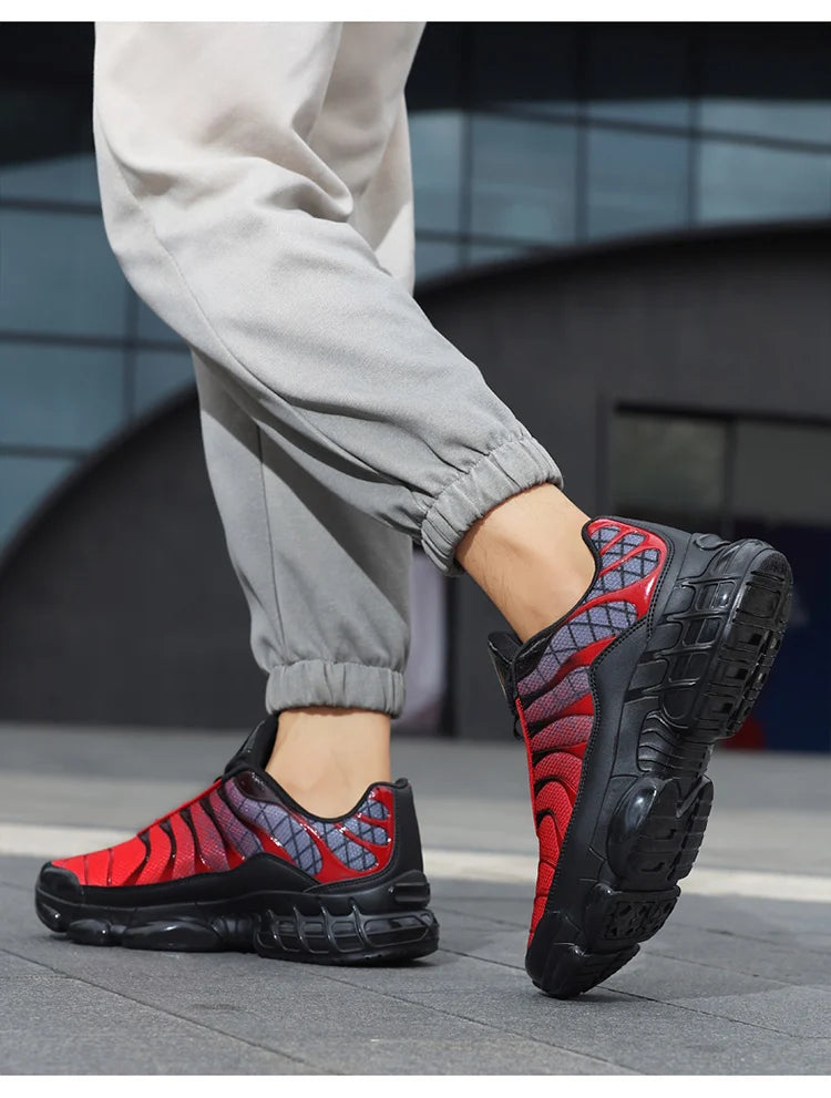 Men's Breathable Fashion Casual Shoes Male Outdoor Sports Sneakers with Air Cushion Soft Sole Running Shoes