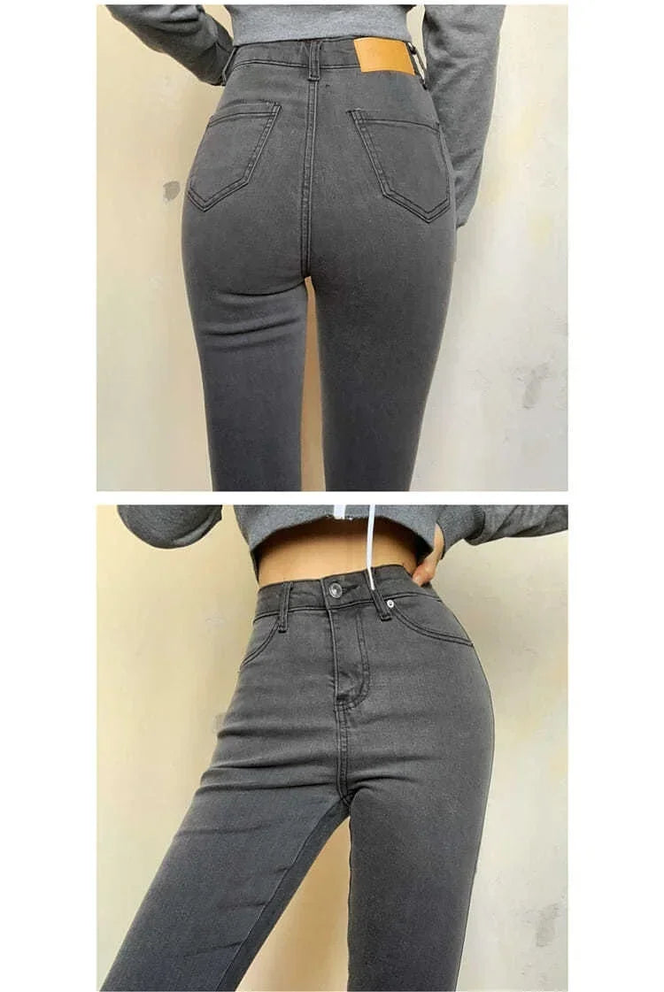 Women's Stretch Jeans Slim Fashion  Pencil Pants