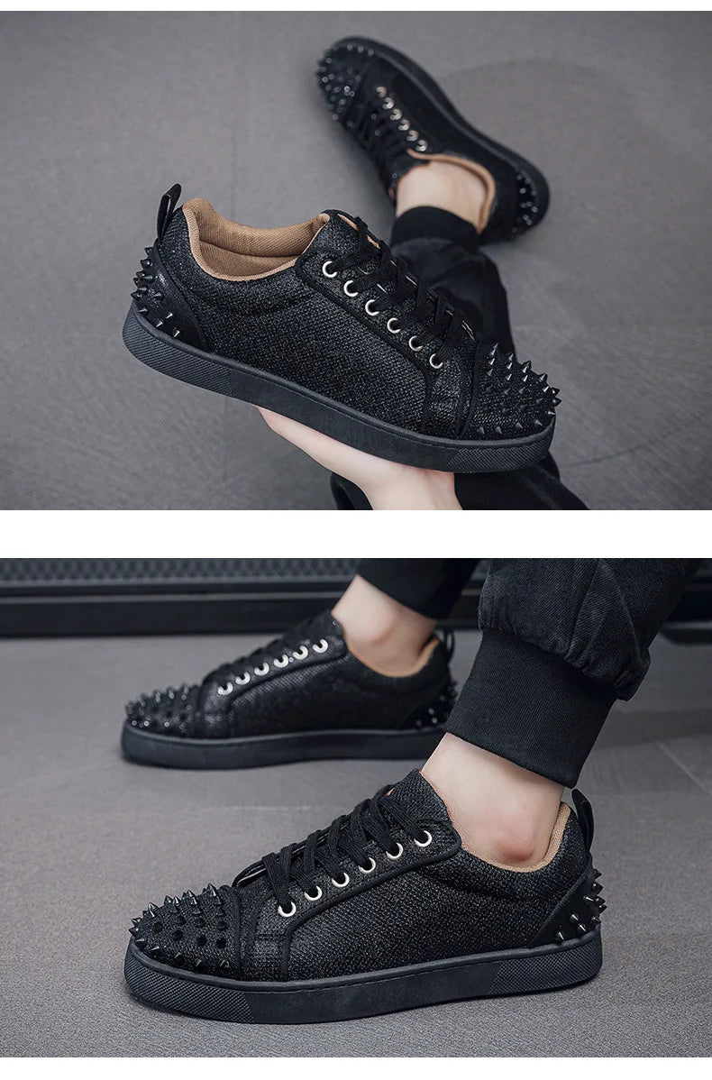 High Quality Mens Sneakers Non-slip Men Casual Shoes Fashion Outdoor Walking Shoe Designer  Shoes Lace-up Mens Shoes
