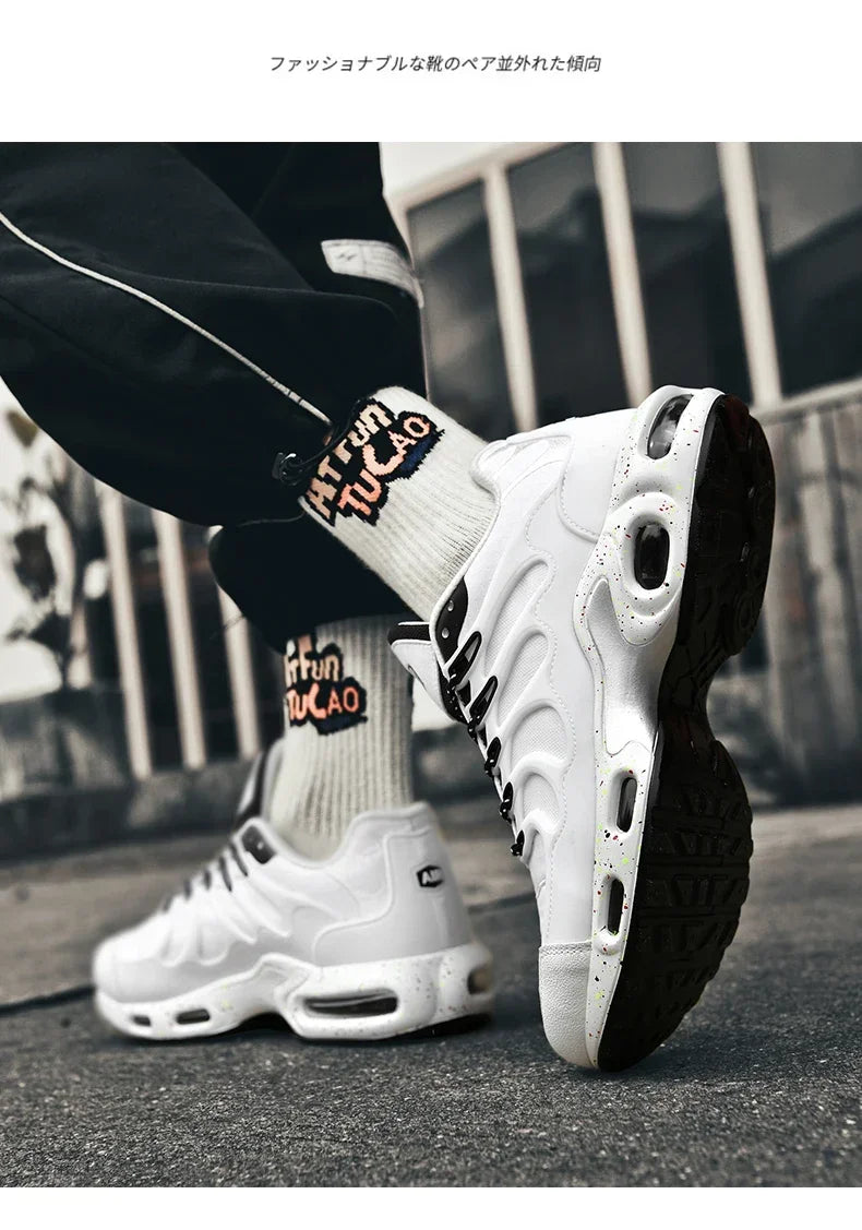 New Men's Air Cushion Shoes Designer Footwear Luxury Shoes Male Fitness Jogging Sneakers