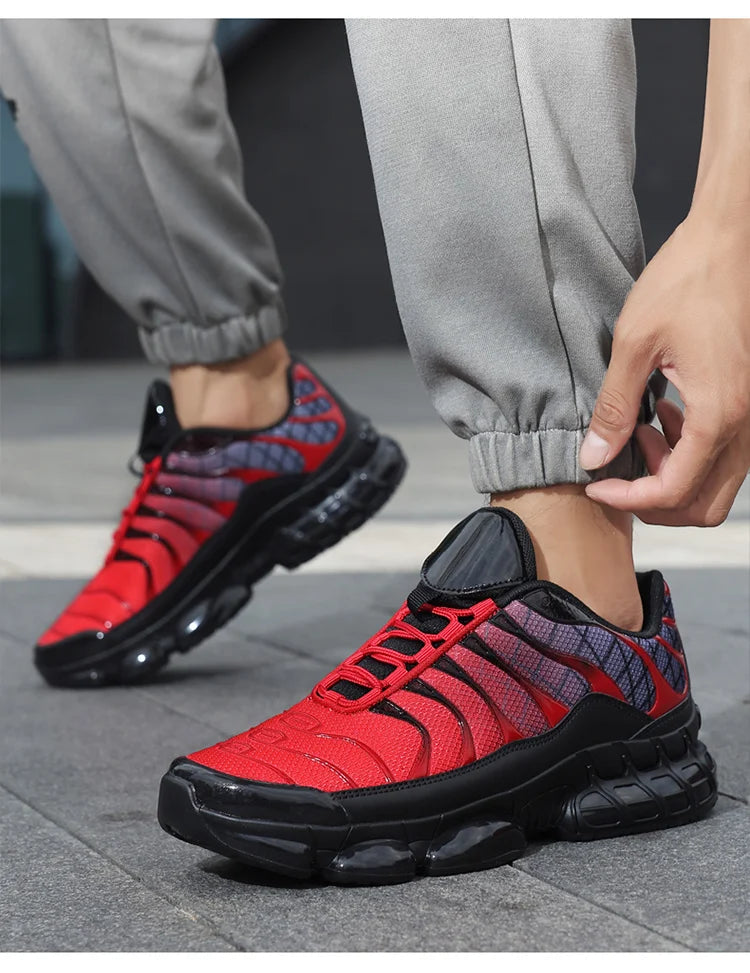 Men's Breathable Fashion Casual Shoes Male Outdoor Sports Sneakers with Air Cushion Soft Sole Running Shoes