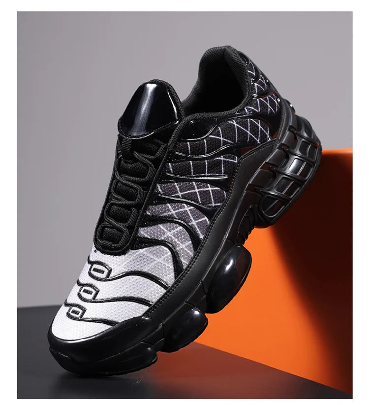 Men's Breathable Fashion Casual Shoes Male Outdoor Sports Sneakers with Air Cushion Soft Sole Running Shoes