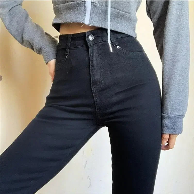 Women's Stretch Jeans Slim Fashion  Pencil Pants