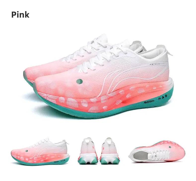 Men's Shoes Fashion Casual Breathable Mesh Surface Carbon Plate Rubber Outsole Red Rabbit Limited Sports Shoes