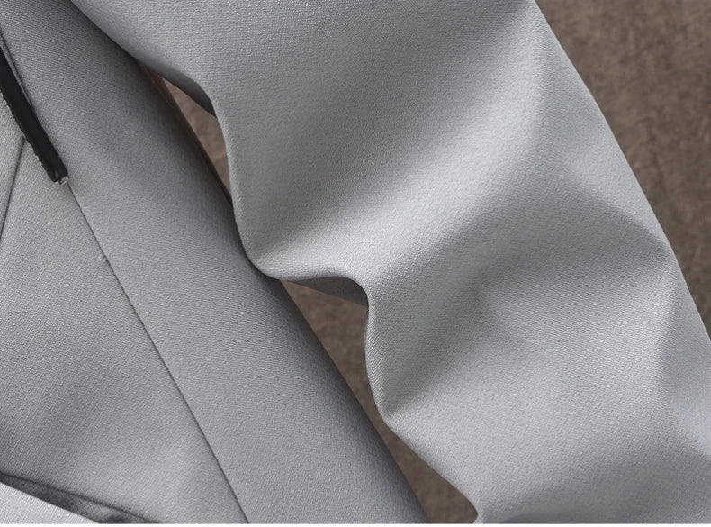 Outdoor Casual Jacket For Men Solid Color Long Windproof Hooded Coat High Quality Design Hot Casual Jacket For Men