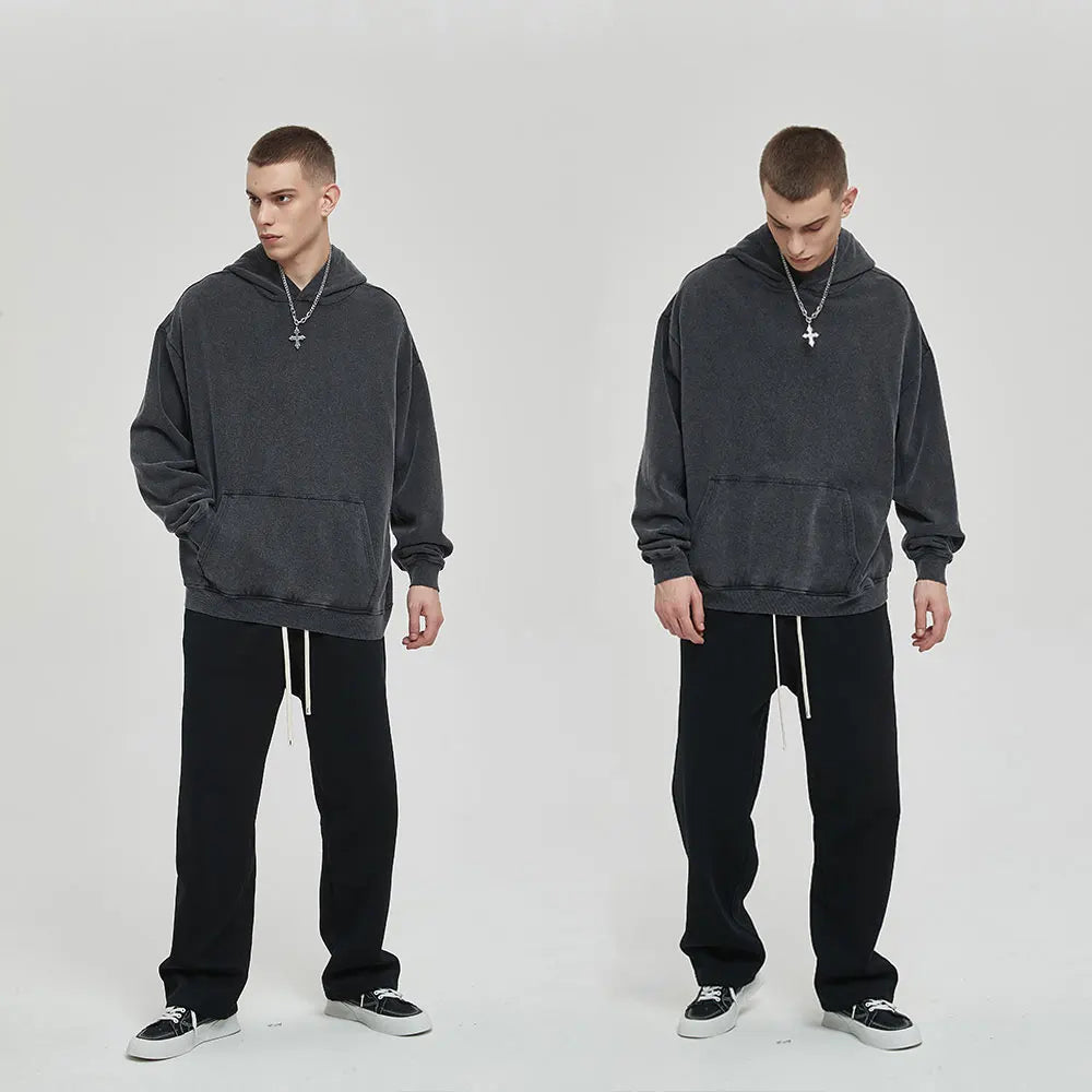 Anime Cyberpunk: Edgerunners Washed Hoodies Printed Casual Men Contains Cotton High Quality Fashion Loose Pullover Unisex