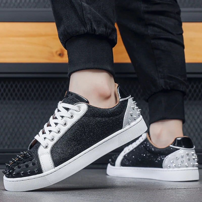 High Quality Mens Sneakers Non-slip Men Casual Shoes Fashion Outdoor Walking Shoe Designer  Shoes Lace-up Mens Shoes