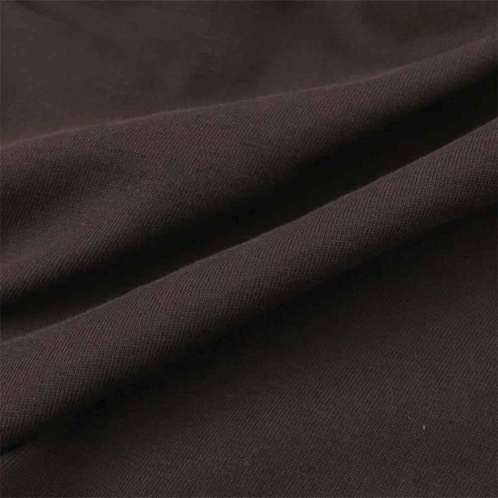 UNIZERA Women's Tri Color Side Folded Decorative T-shirt Round Neck Long Sleeve Spring/Summer New Casual Women's Clothing