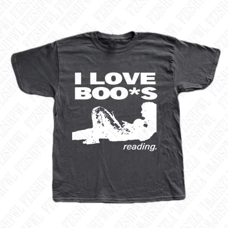 T-shirt Streetwear Top Retro Oversized Rock Goth Tee Hip Hop Casual Short Sleeve T-shirt