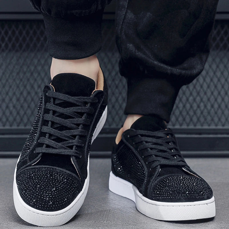 High Quality Mens Sneakers Non-slip Men Casual Shoes Fashion Outdoor Walking Shoe Designer  Shoes Lace-up Mens Shoes