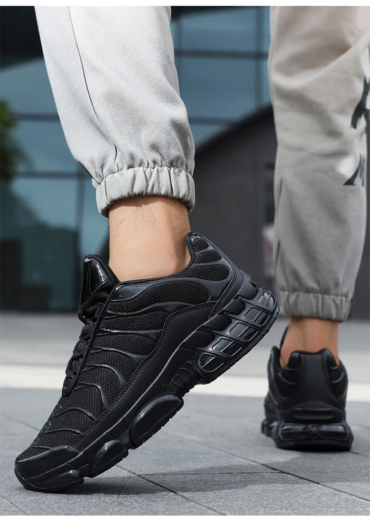 Men's Breathable Fashion Casual Shoes Male Outdoor Sports Sneakers with Air Cushion Soft Sole Running Shoes