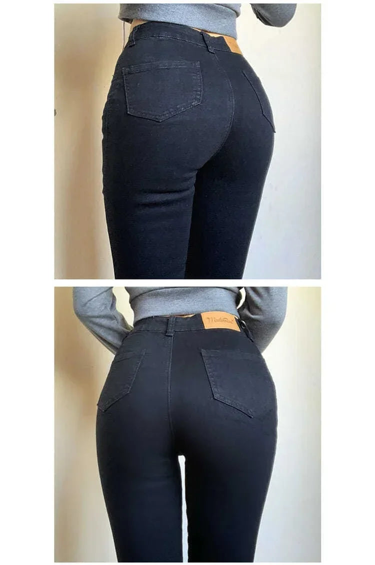 Women's Stretch Jeans Slim Fashion  Pencil Pants