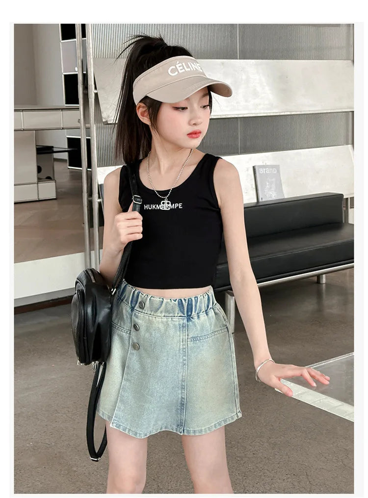 Children Short Skirt Hot Pants
