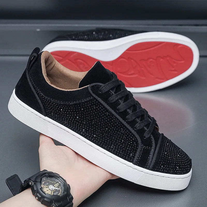 High Quality Mens Sneakers Non-slip Men Casual Shoes Fashion Outdoor Walking Shoe Designer  Shoes Lace-up Mens Shoes