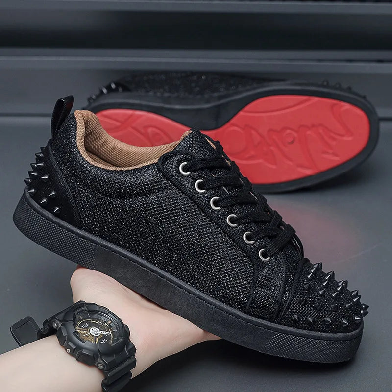 High Quality Mens Sneakers Non-slip Men Casual Shoes Fashion Outdoor Walking Shoe Designer  Shoes Lace-up Mens Shoes
