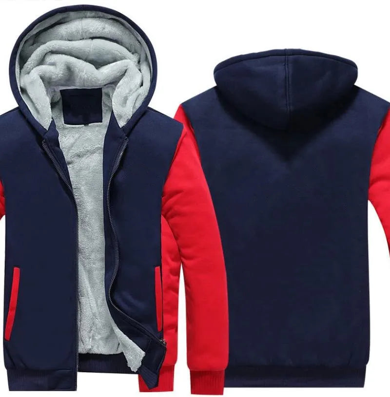 2022 Spring  Autumn high quality Custom Sweatshirt Streetwear Thicken Hooded Hoodies Mens Zipper classic Jackets