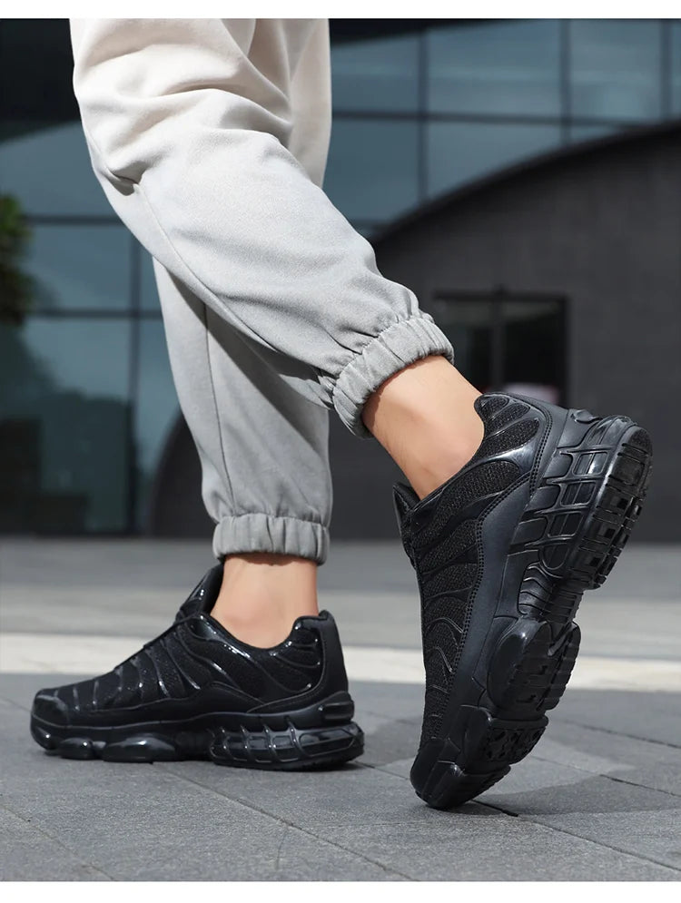 Men's Breathable Fashion Casual Shoes Male Outdoor Sports Sneakers with Air Cushion Soft Sole Running Shoes