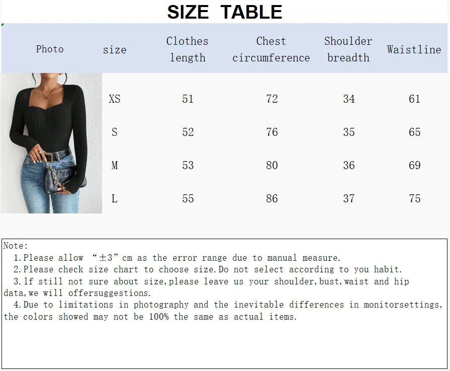 Autumn and winter fashion diamond collar knitted bottom shirt, women's casual long-sleeved tops, knitted long-sleeved T-shirt